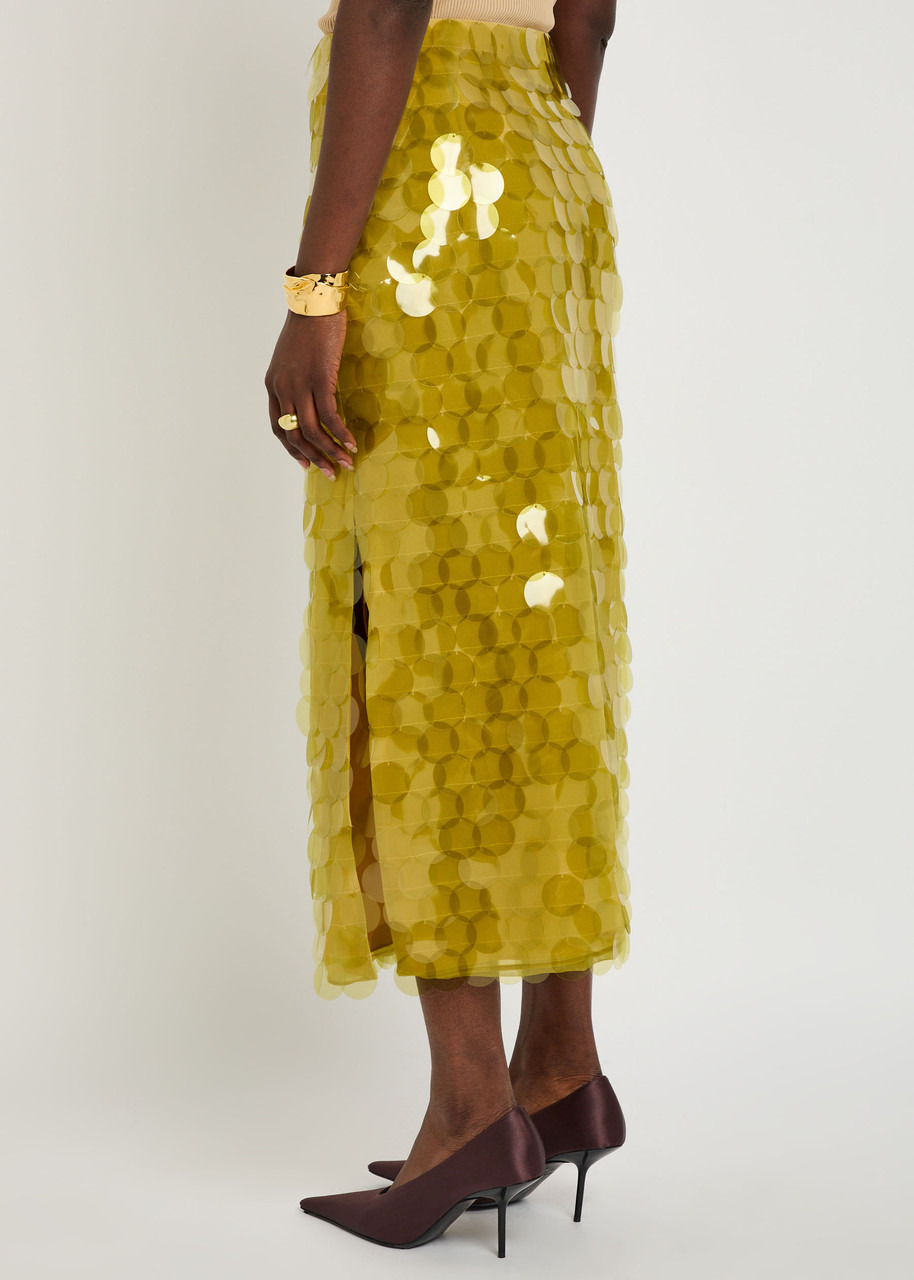 Roksanda Halin Embellished Midi Mesh Skirt - 3