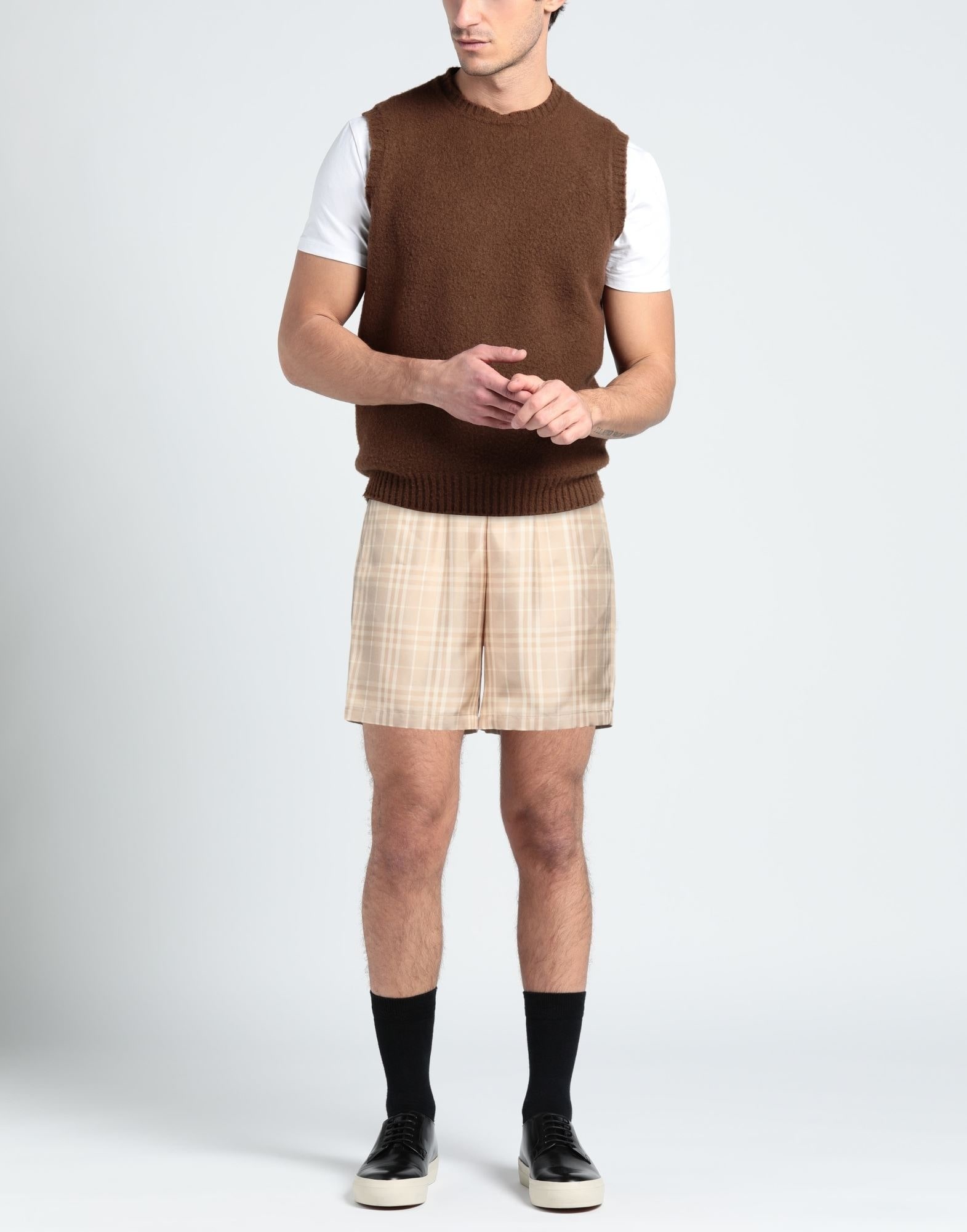 Beige Men's Shorts & Bermuda - 2