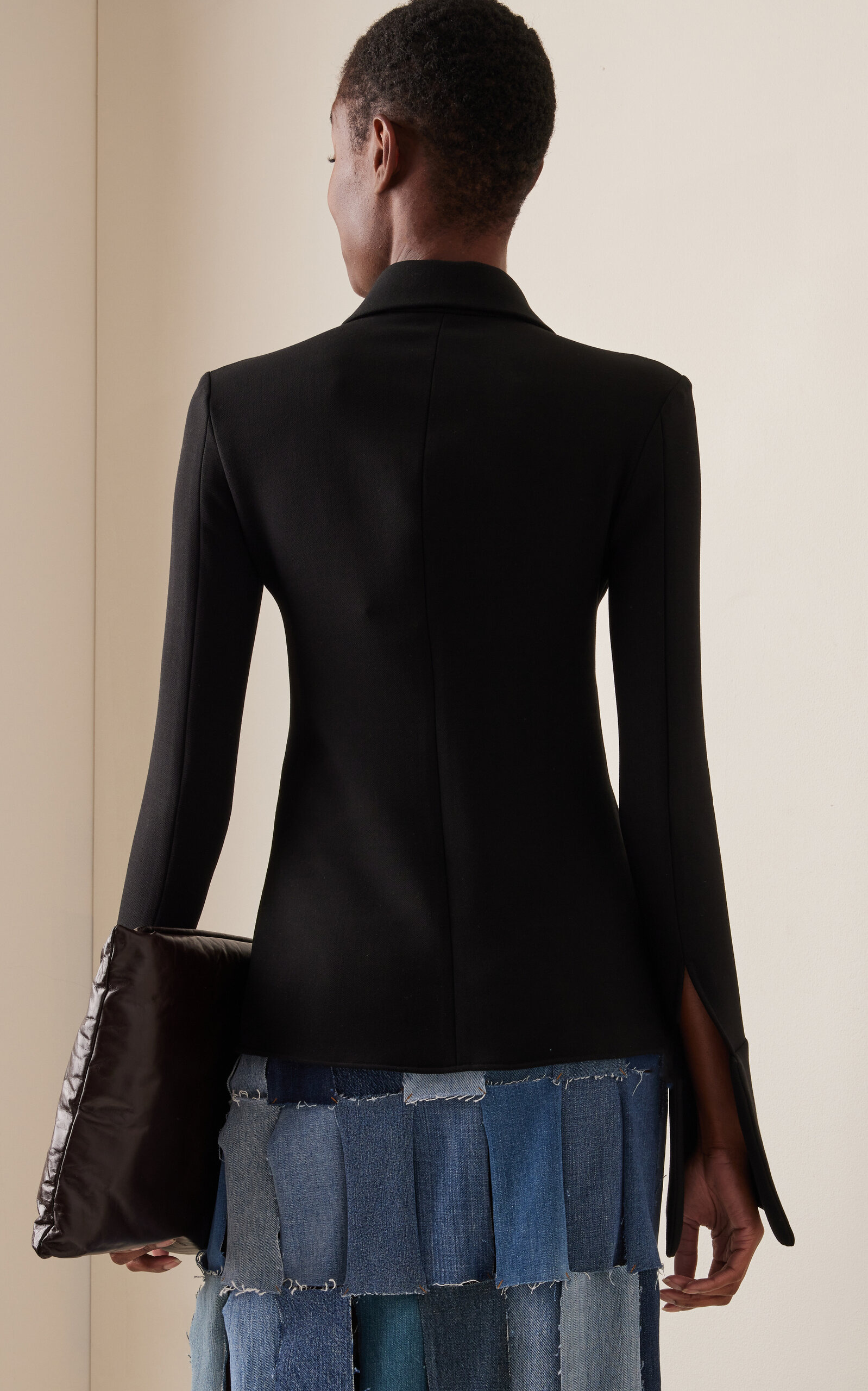 Embellished Fitted Shirt black - 4