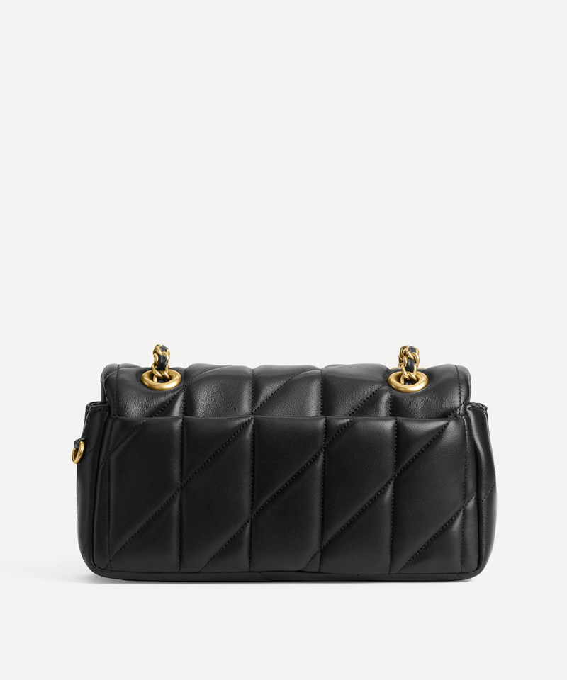 Quilted Tabby Leather Shoulder Bag 20 3