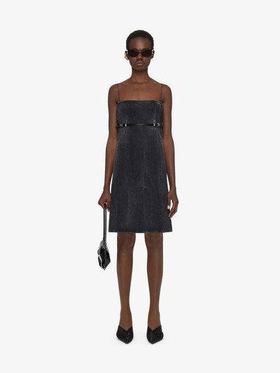 Givenchy VOYOU STRAPS DRESS IN DENIM outlook