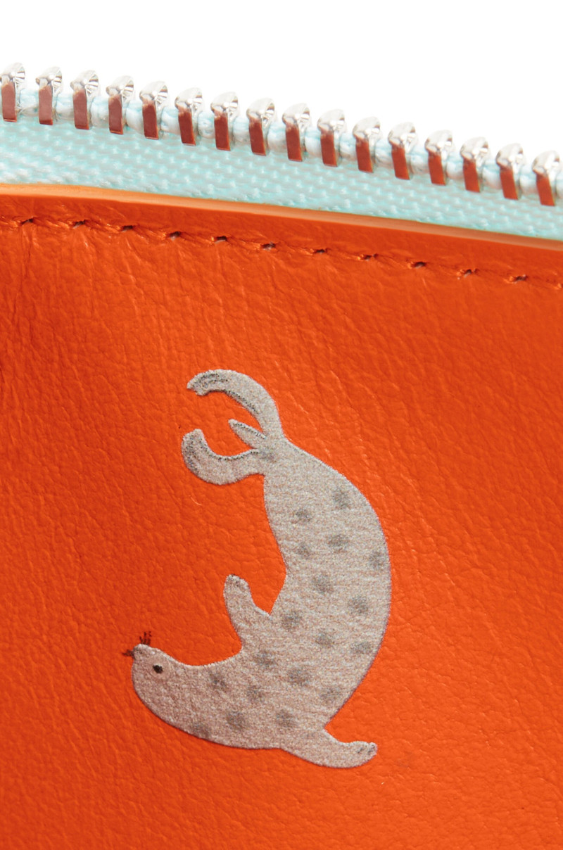 Penguin coin cardholder in satin calfskin 5