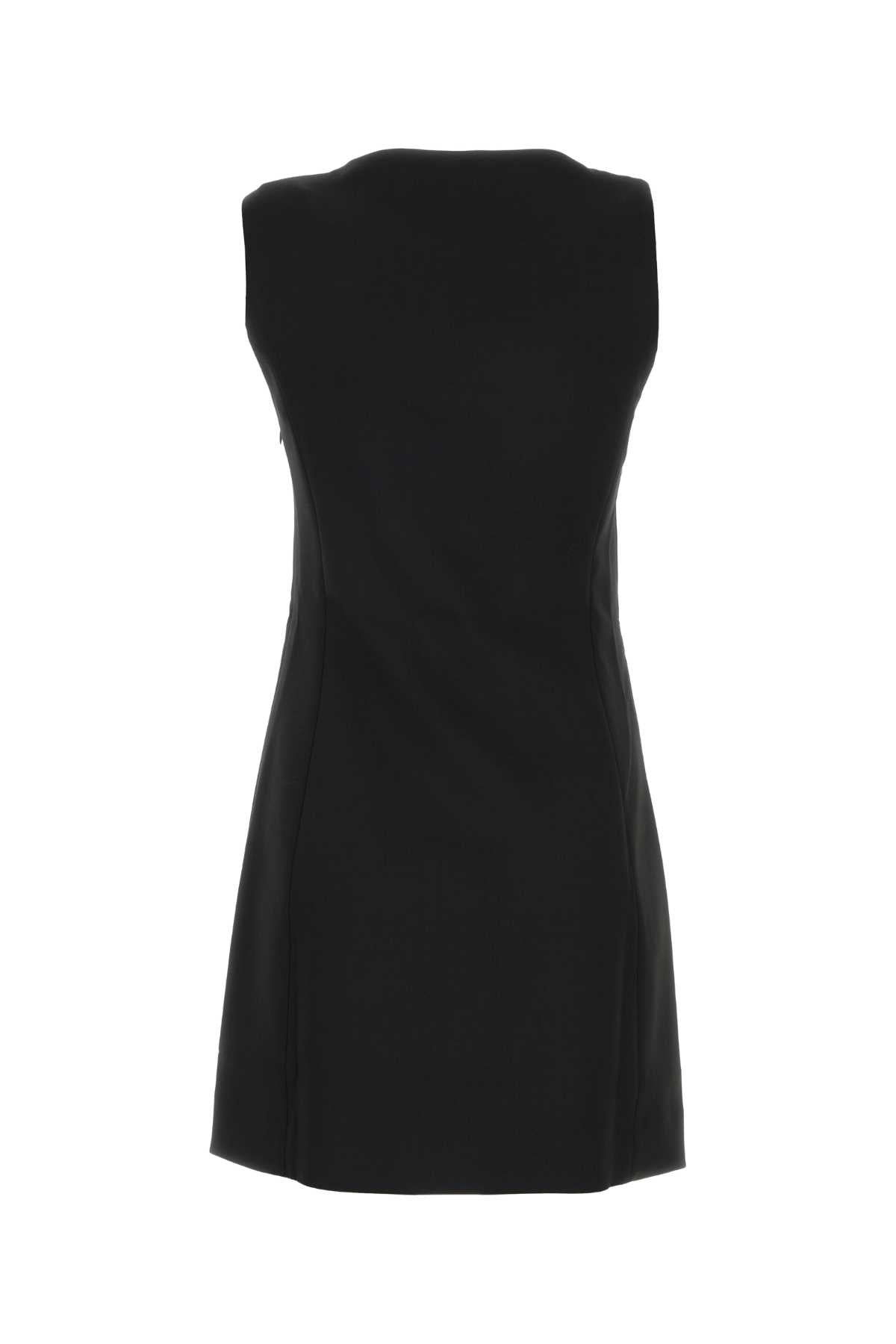 Coperni Women Black Stretch Jersey Fitted Dress - 4