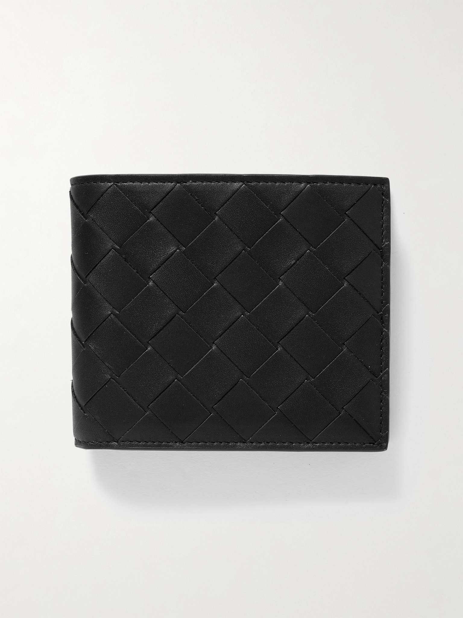 Intrecciato Leather Billfold Wallet - 1