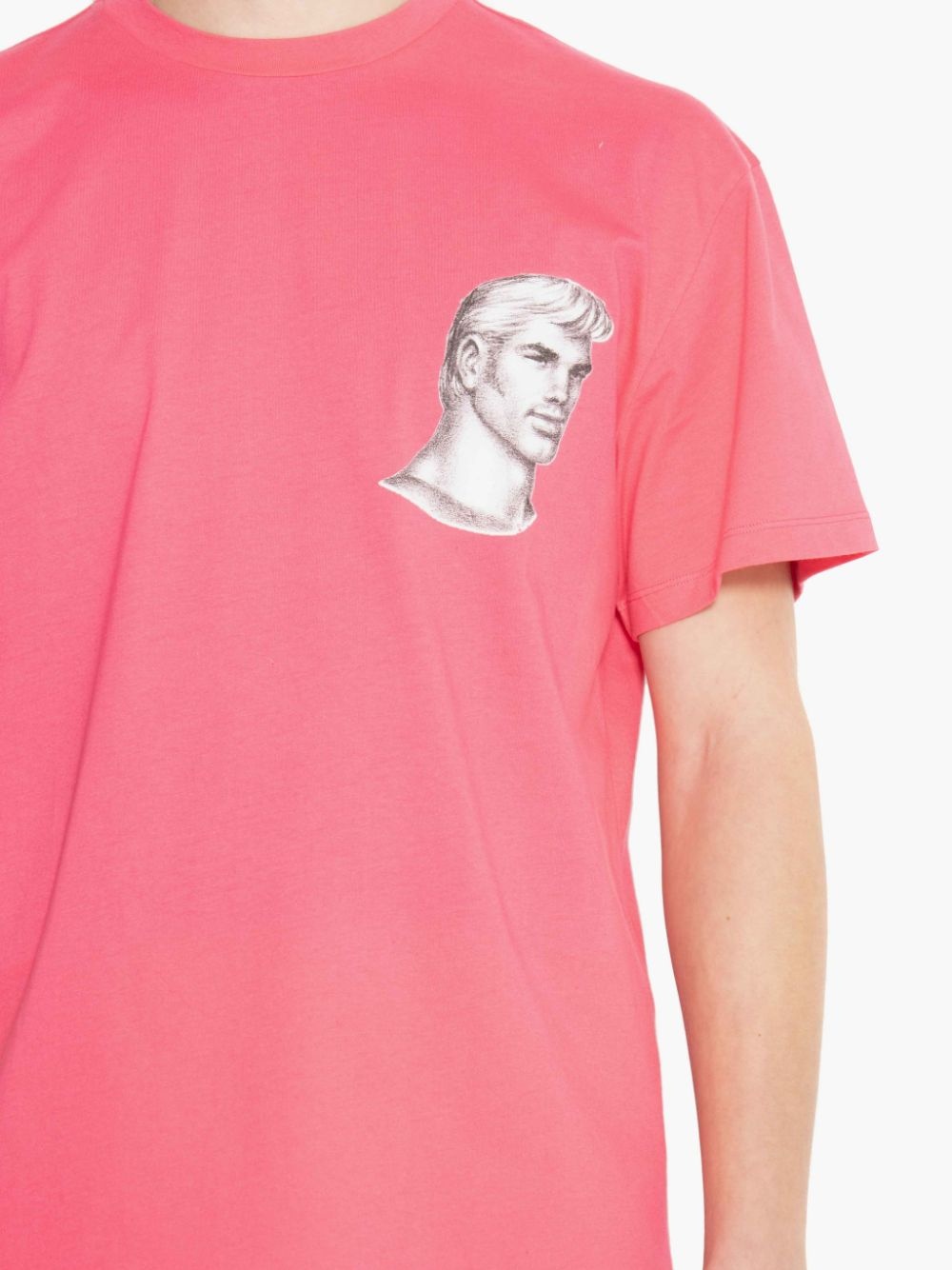 TOM OF FINLAND - CHEST ARTWORK FITTED SHORT SLEEVE T-SHIRT - 5
