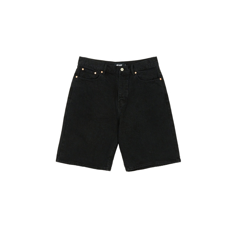 JEAN SHORT BLACK WASH - 1