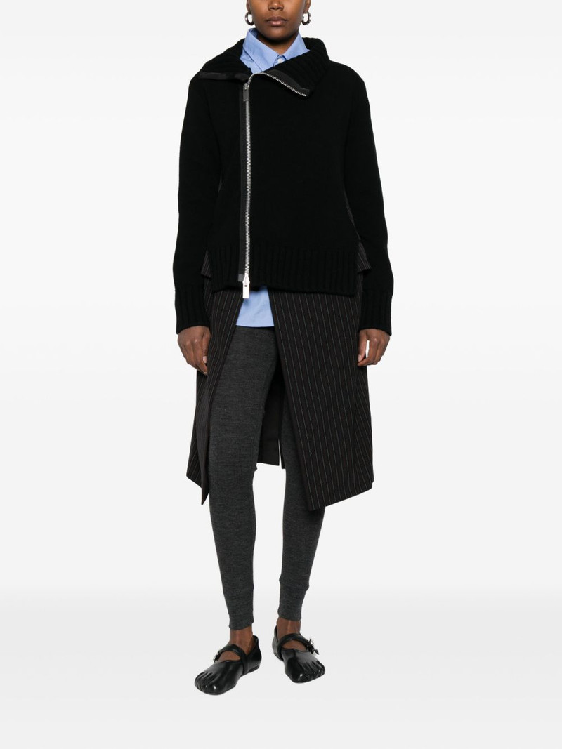 sacai panelled jacket outlook