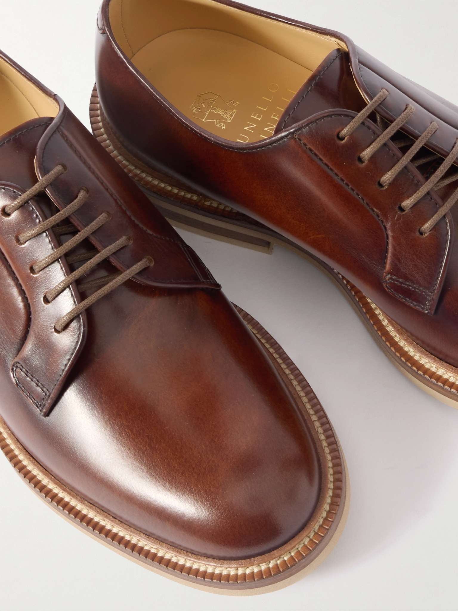 Leather Derby Shoes - 5