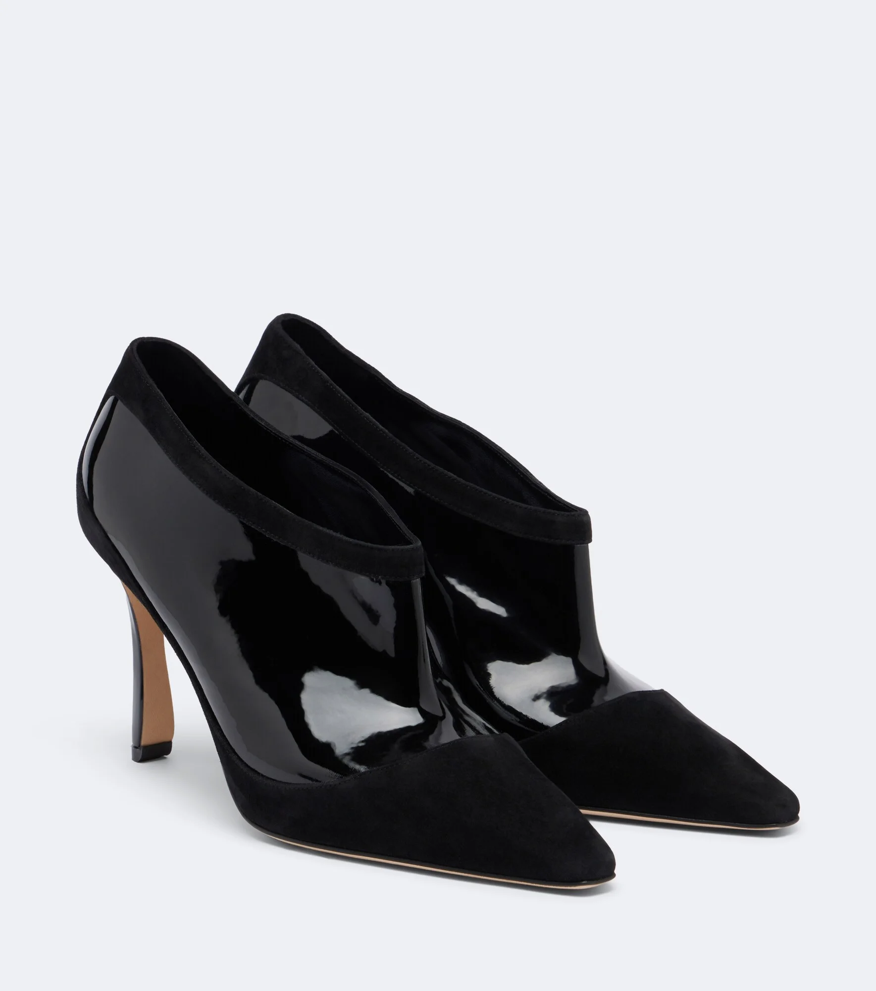 Ters suede and patent leather pumps - 1