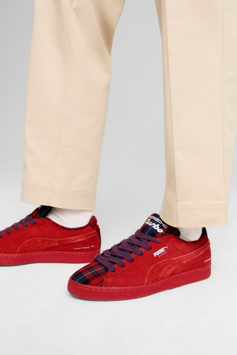 PUMA 포르쉐 레거시 스웨드 클래식 Tartan Sneakers outlook
