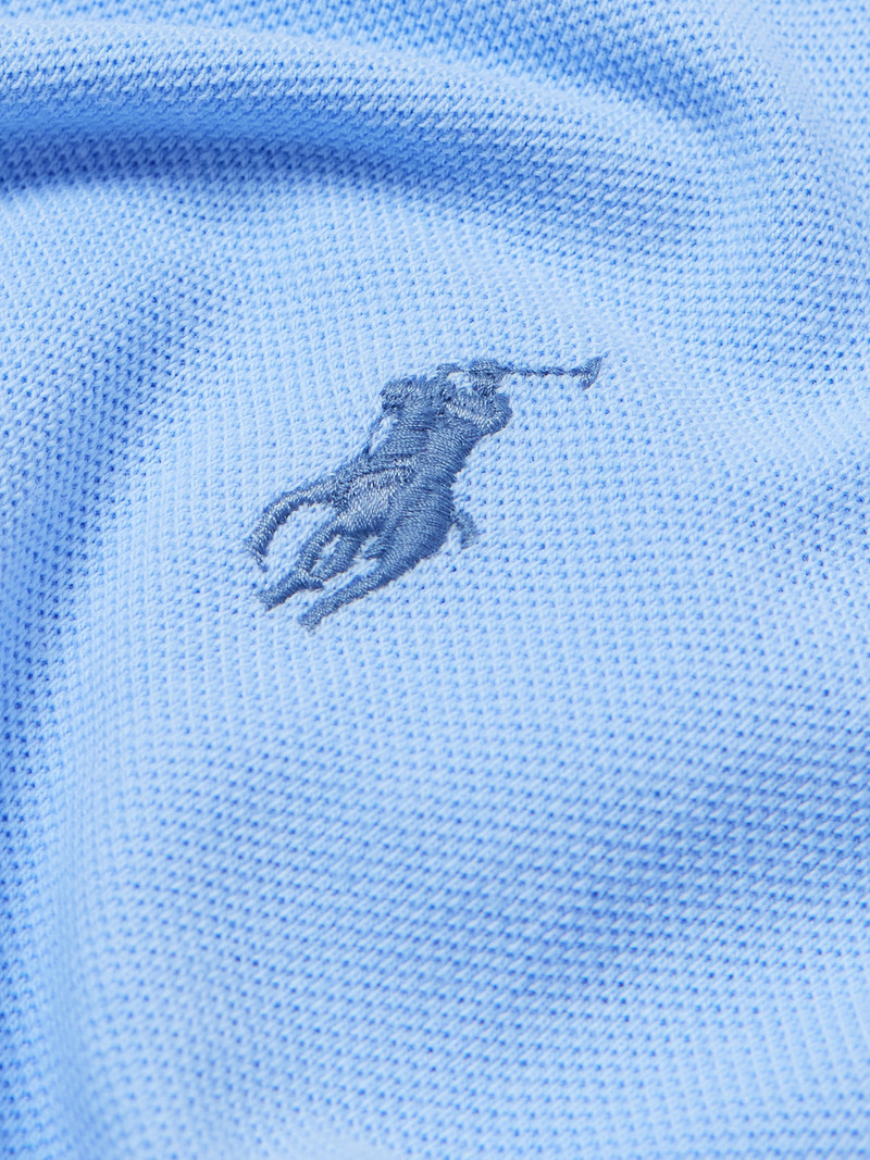 Logo-Embroidered Cotton-Jersey Polo Shirt 5