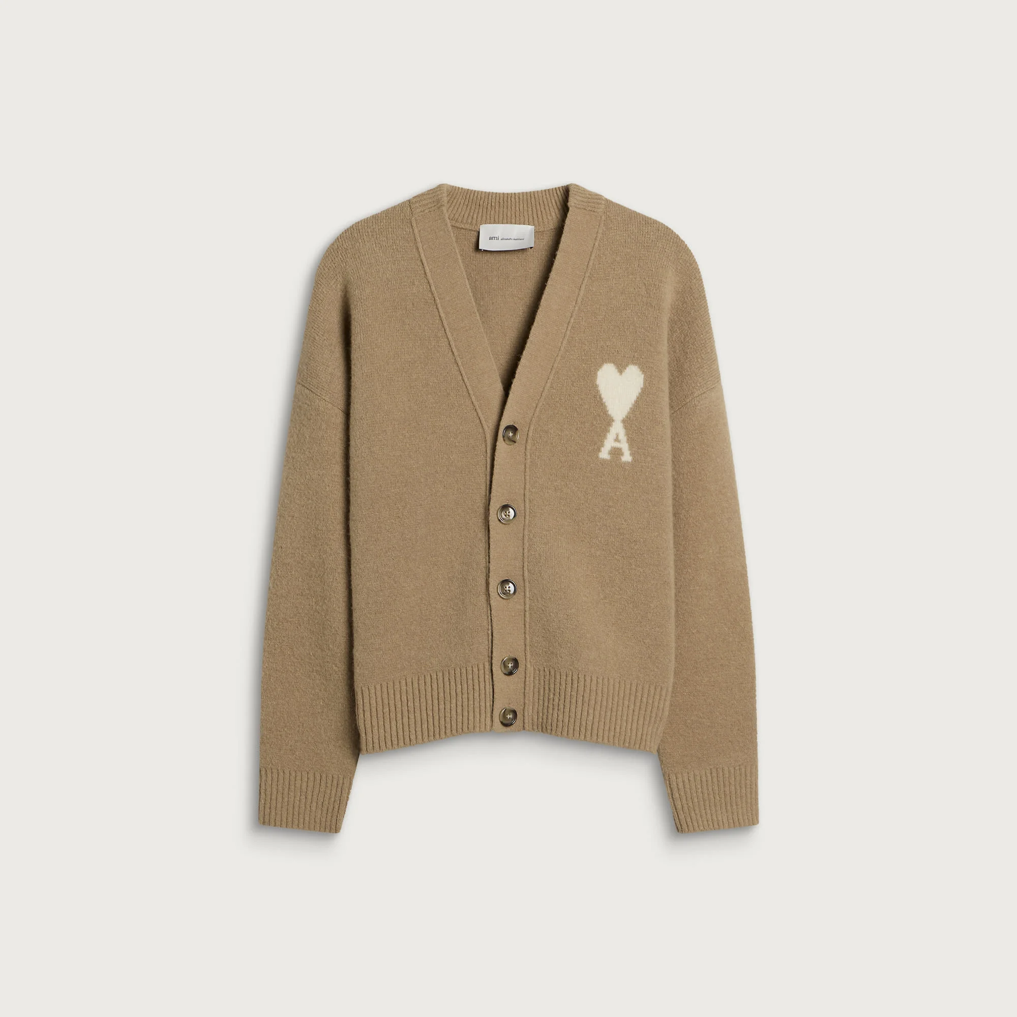 AMI Paris Alpaca Cardigan With ADC - 1