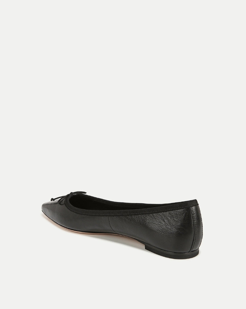 VERONICA BEARD CATHERINE LEATHER BALLET FLAT outlook