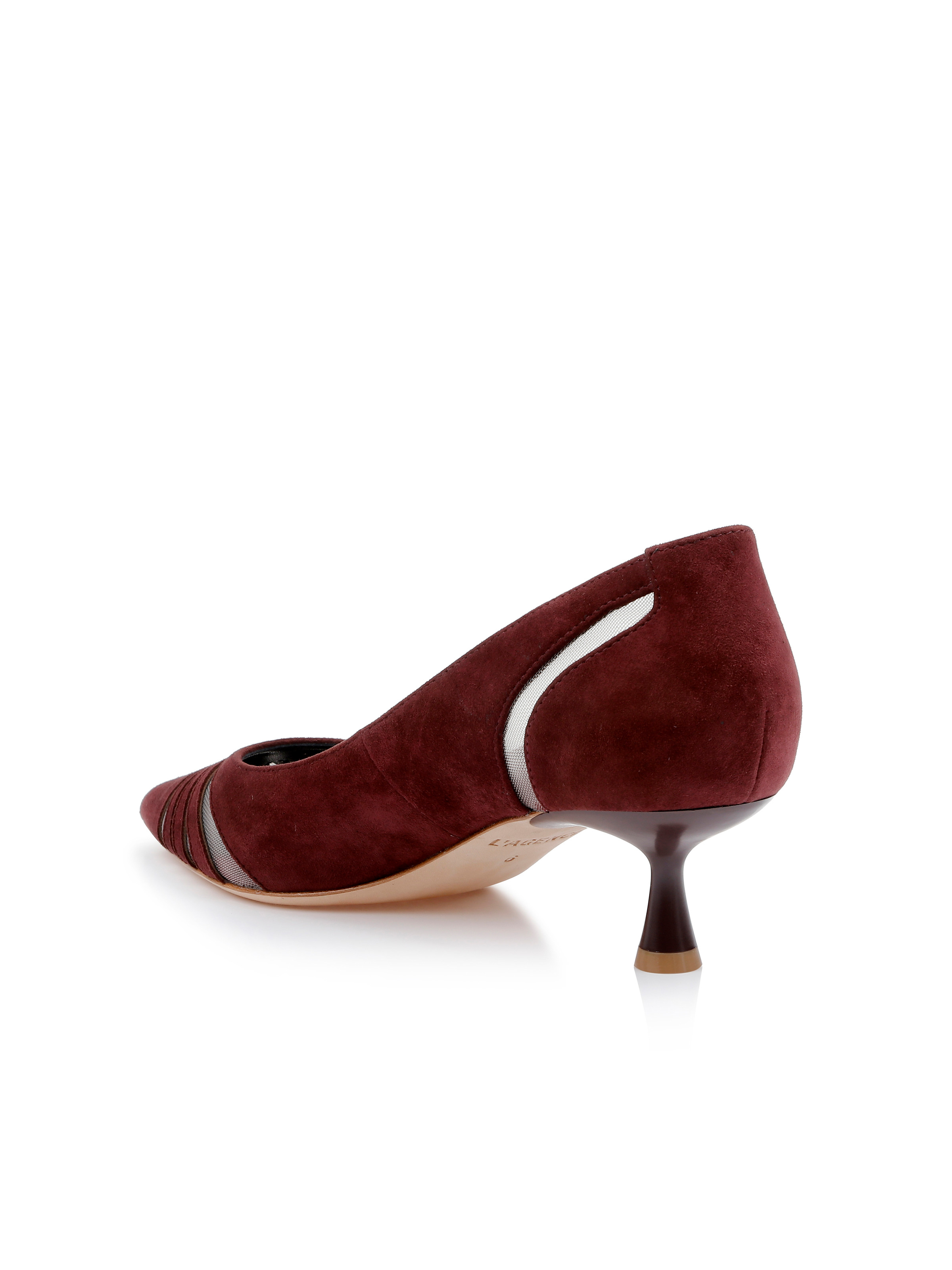Eglantine Suede Kitten Pump - 3