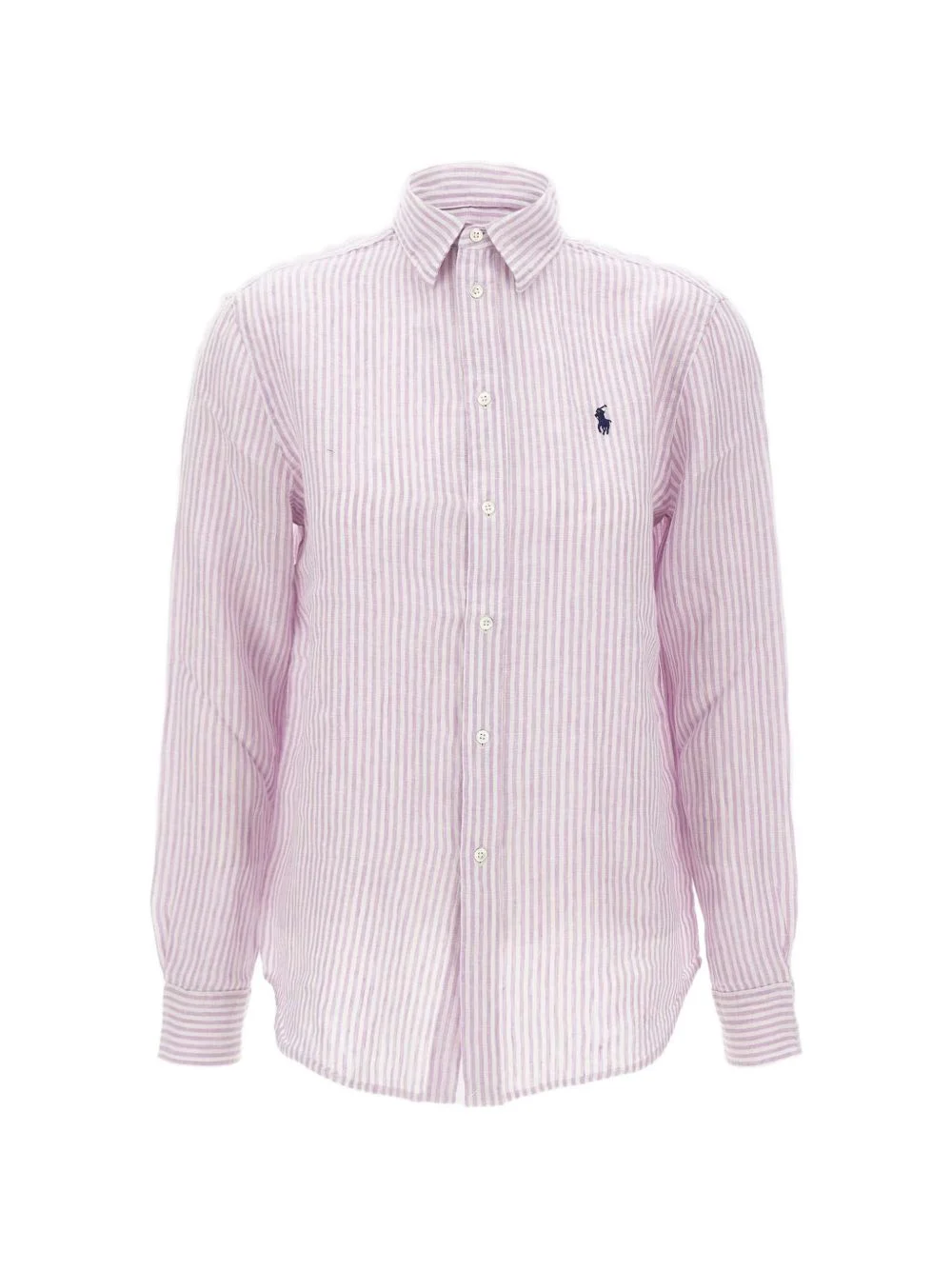 striped button shirt - 1