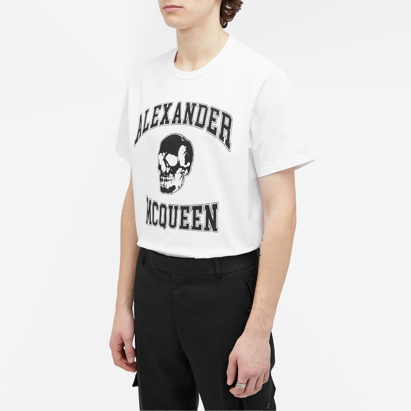 Alexander McQueen Alexander McQueen Varsity Skull Logo T-Shirt outlook