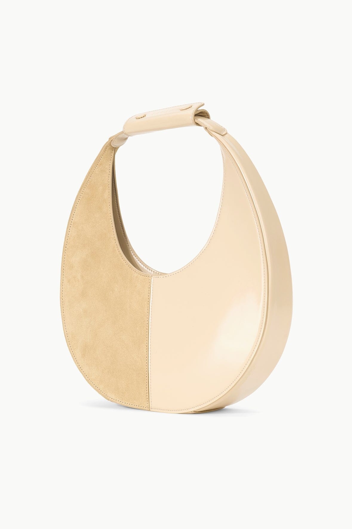 STAUD MOON SPLIT TOTE BAG OAT - 3