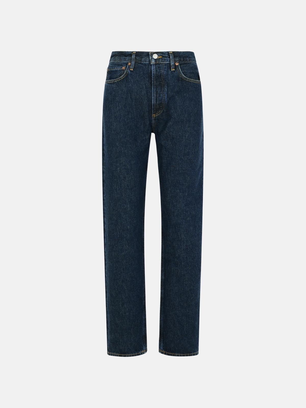 '90'S PINCH' BLUE DENIM JEANS - 1