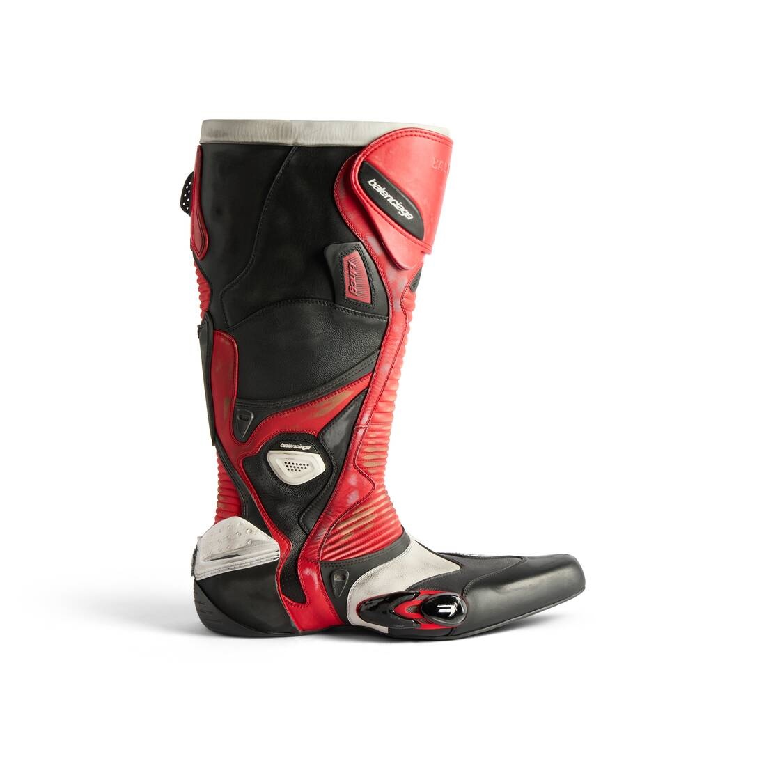 Men's Biker Boot  in Red - 1