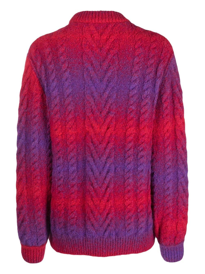 PHILIPP PLEIN two-tone knitted jumper outlook