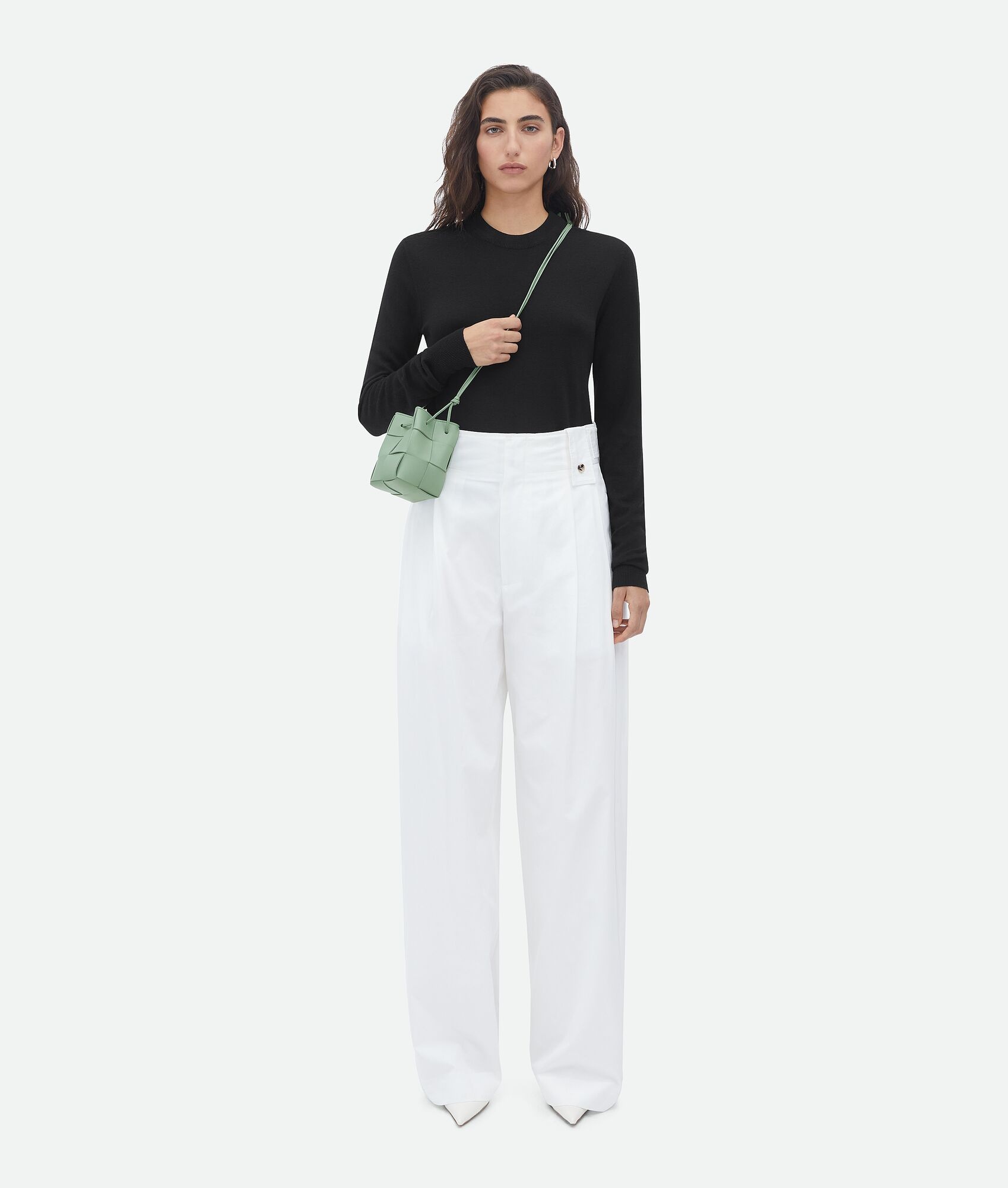 cassette mini cross-body bucket - 4