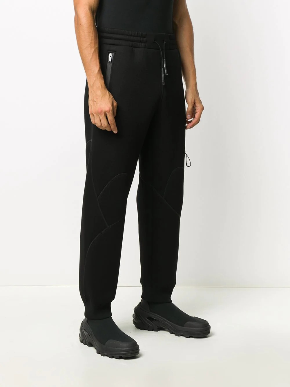 drawstring track pants - 3