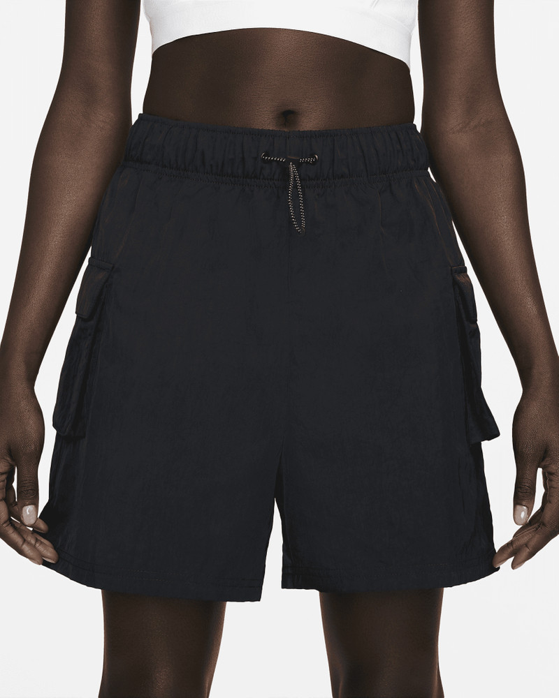 Nike Women's Nike Sportswear Essential Woven High-Rise Shorts outlook
