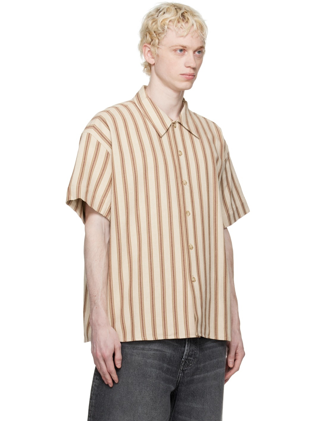Beige Oversized Shirt - 2
