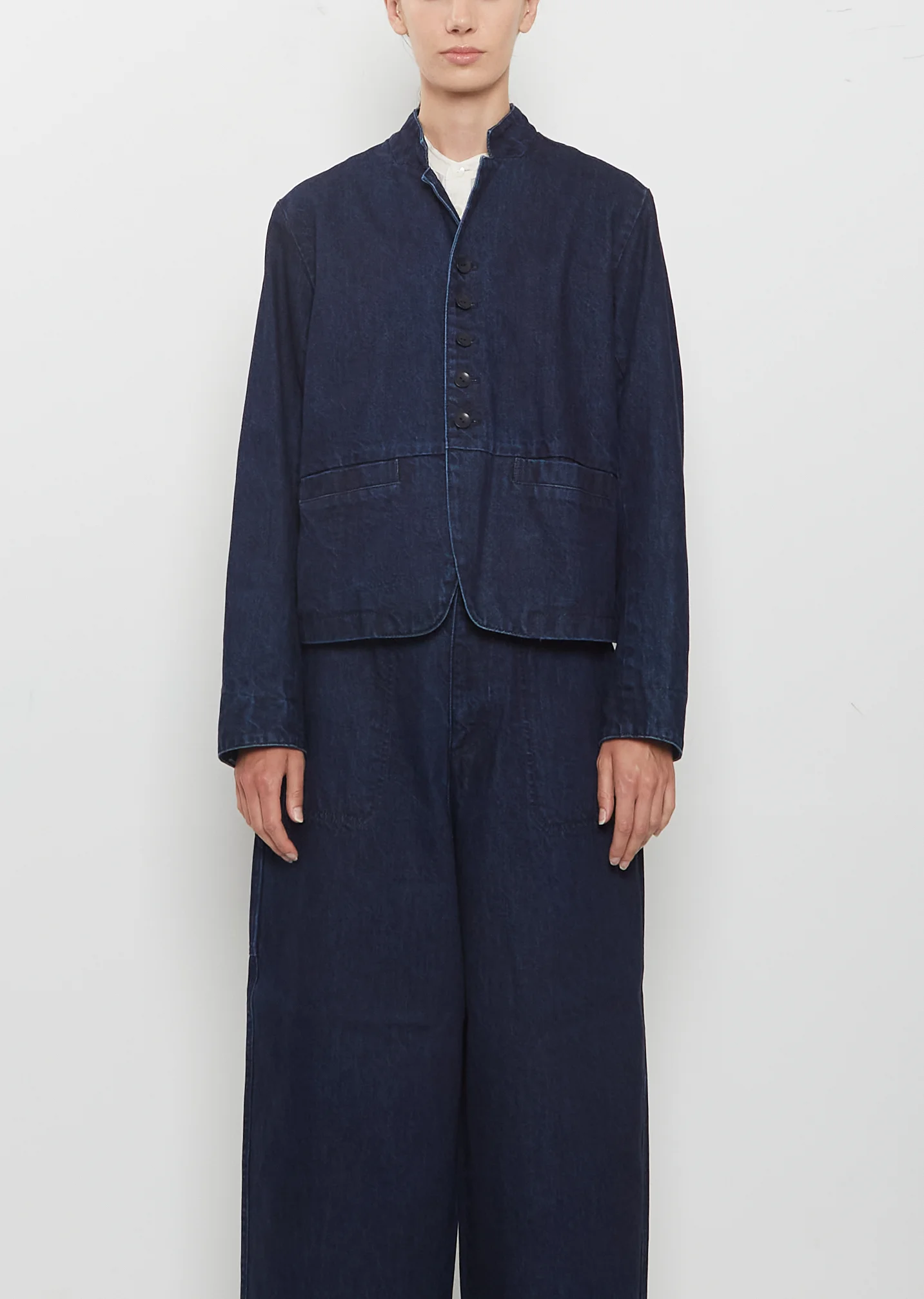 11.5oz Natural Slub Denim Jacket — Indigo - 1