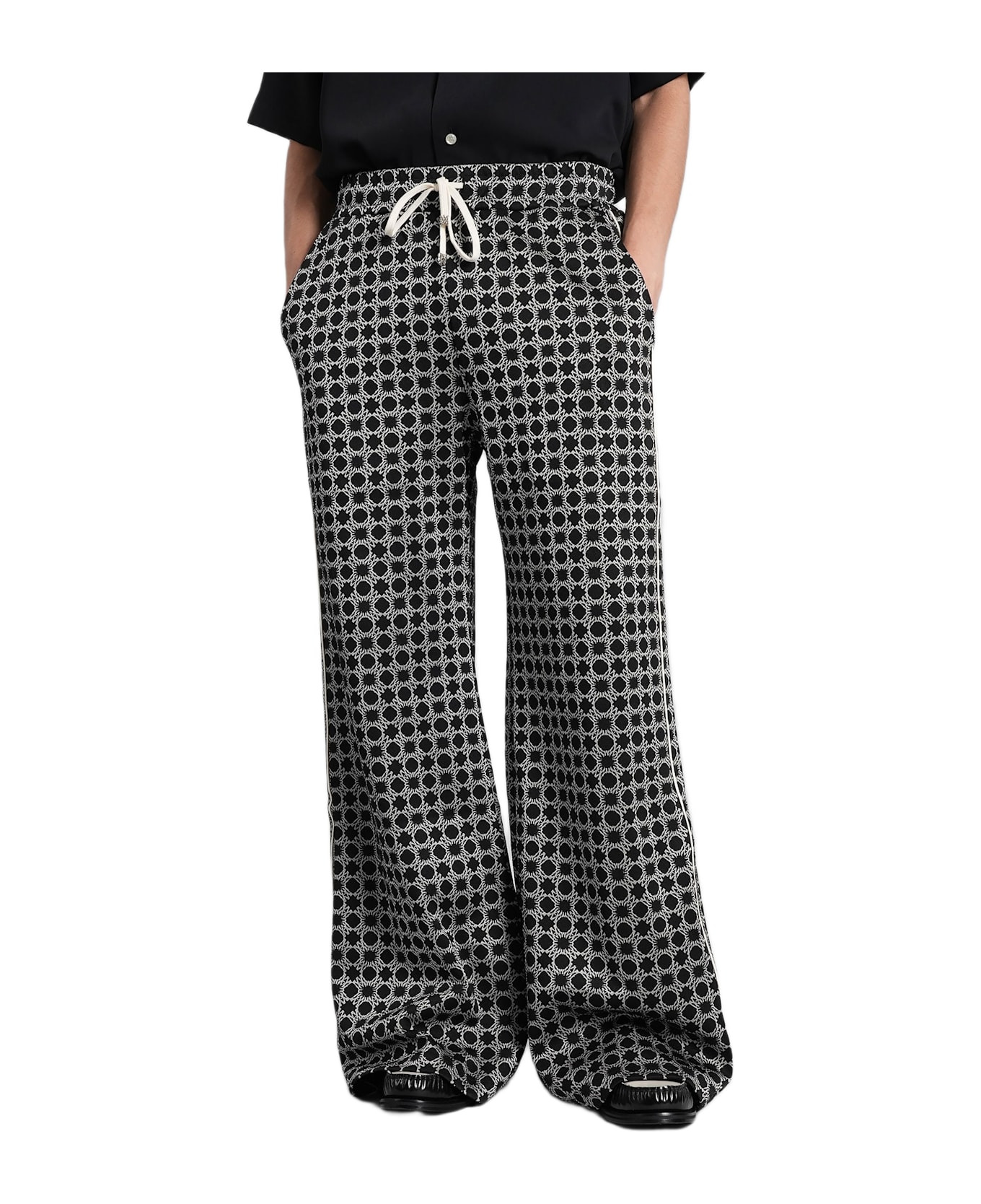 Pants In Black Polyamide - 1