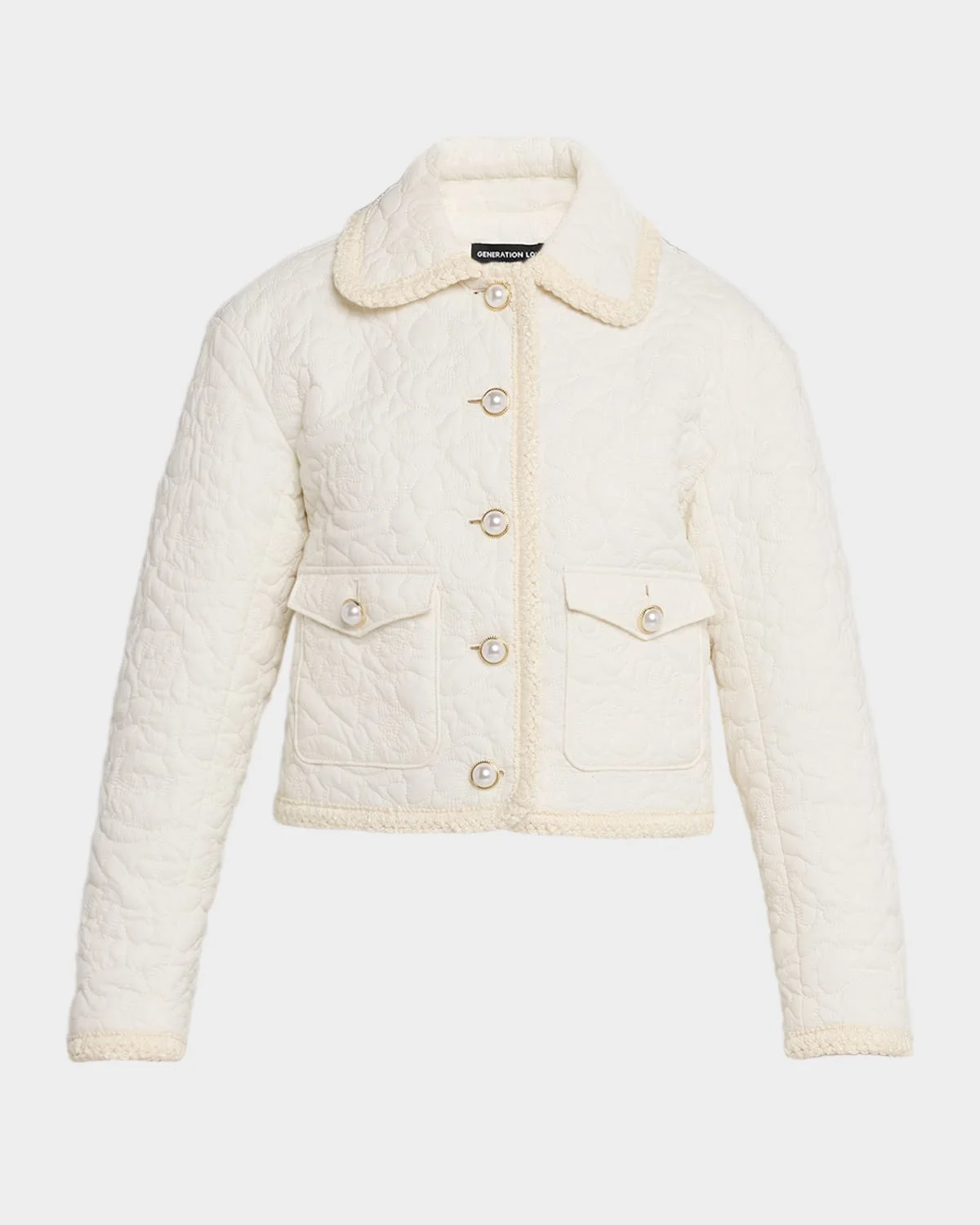 Fabiana Floral Quilted Jacket - 1