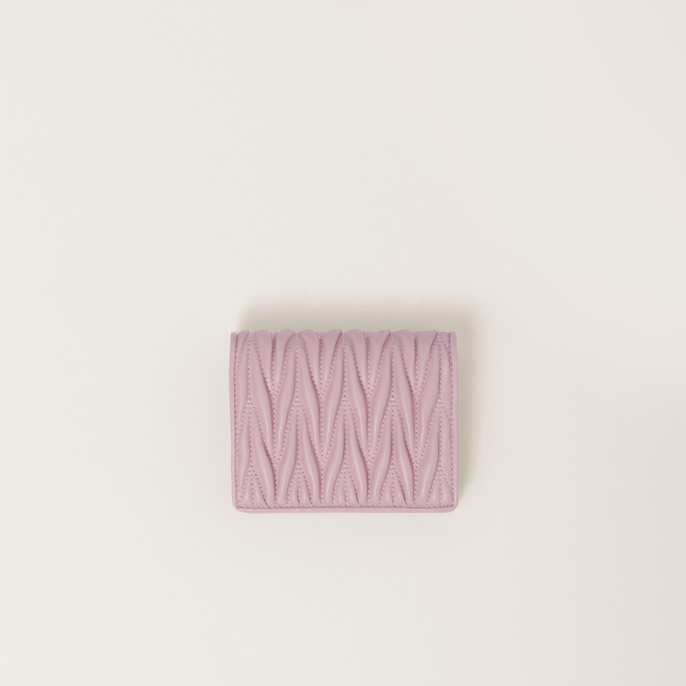 Small matelassé nappa leather wallet - 3
