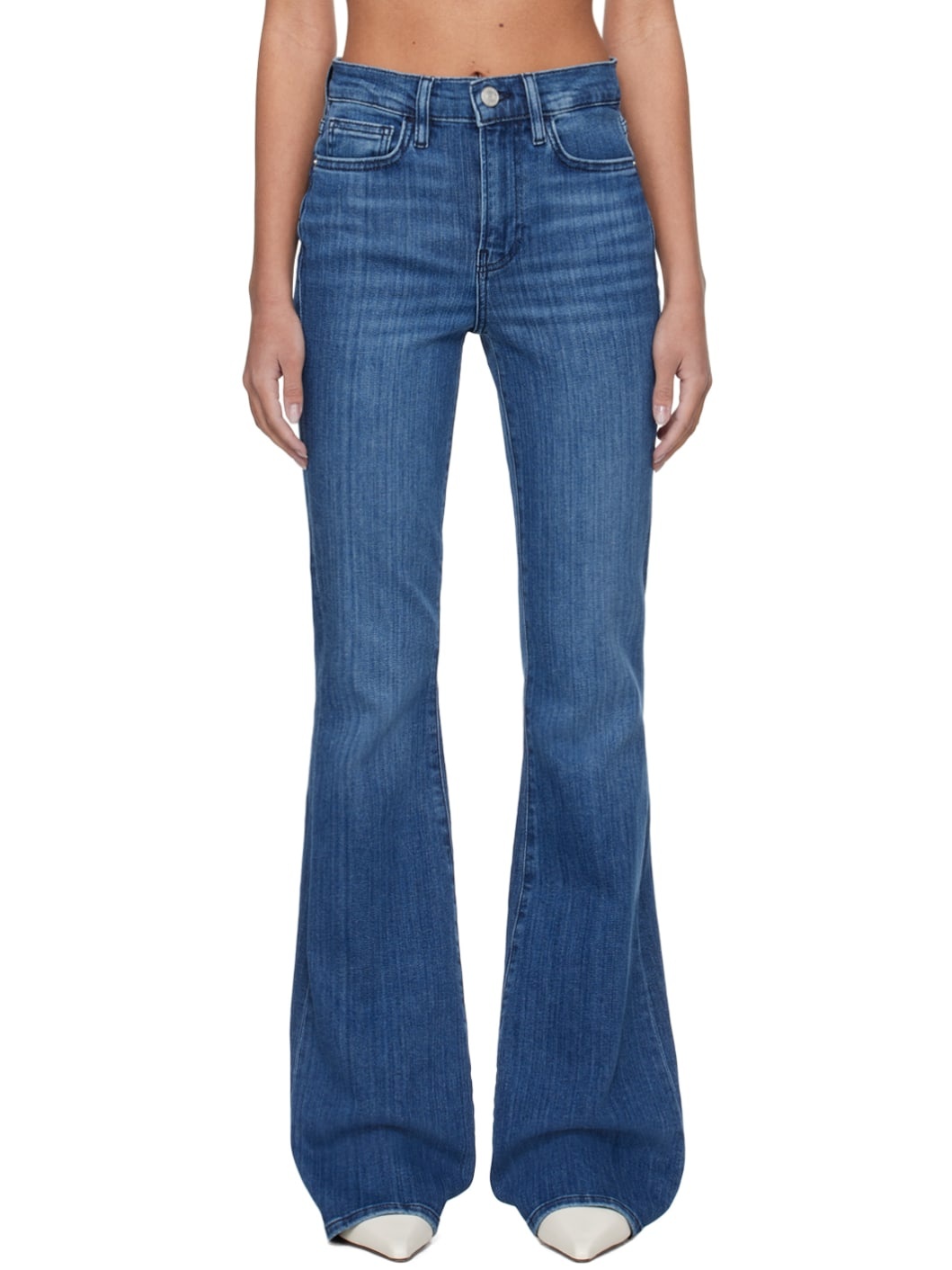 Blue 'Le High Flare' Jeans - 1