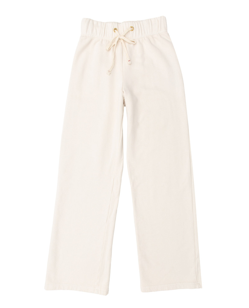 LES TIEN Eazy Classic Pant Ivory outlook