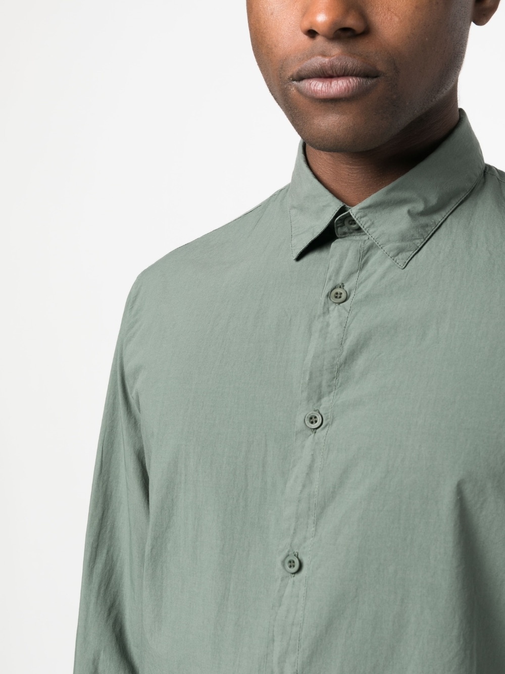 plain cotton shirt - 5