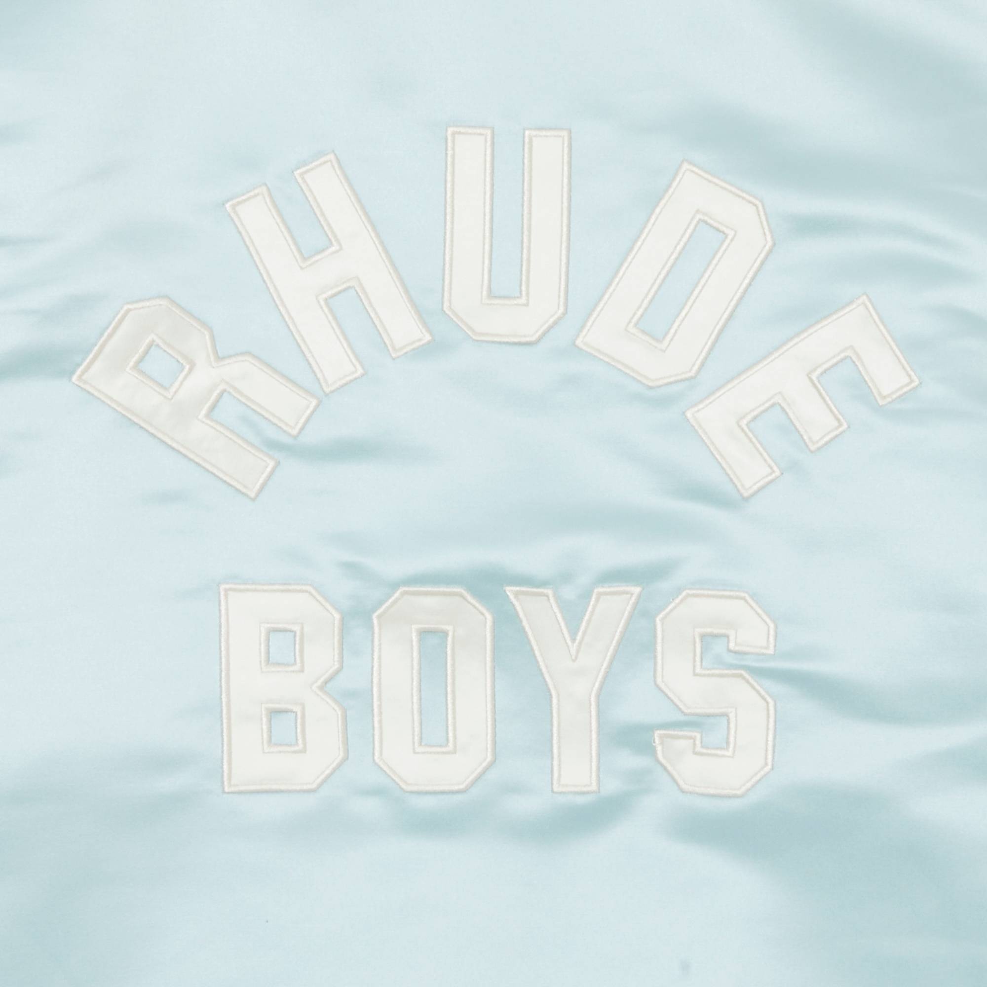 Rhude Boys 02 Satin Bomber 'Mint/Cream' - 3