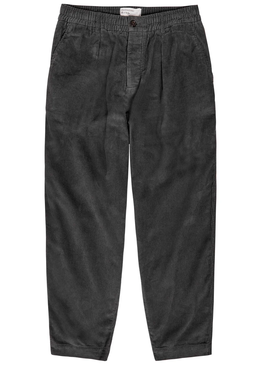 Universal Works Relaxed Tapered-leg Corduroy Trousers - 1