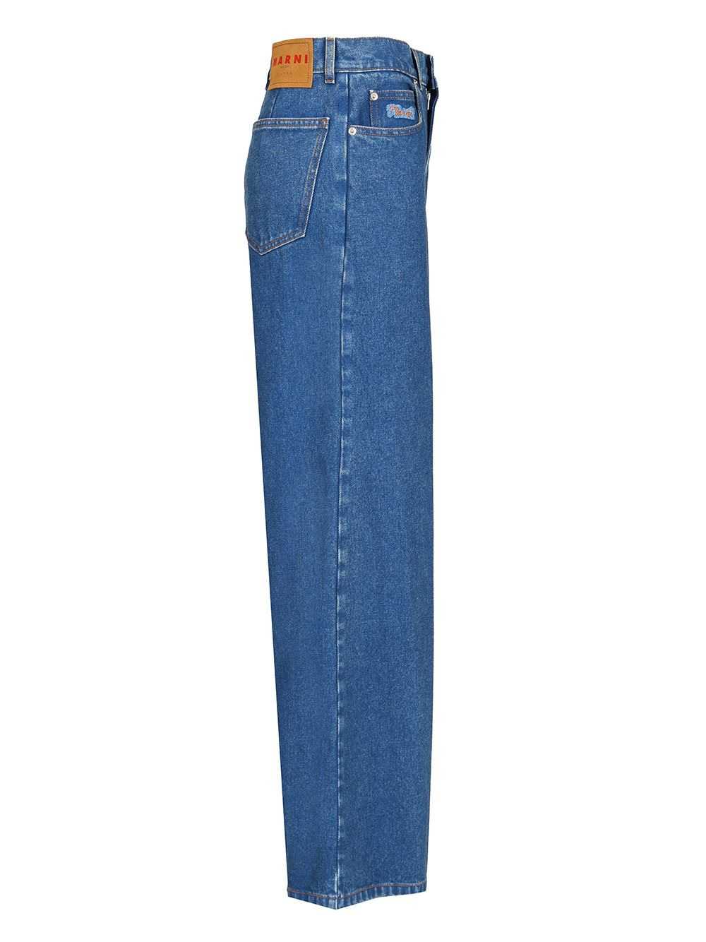 Wide-Leg Jeans Blue - 3