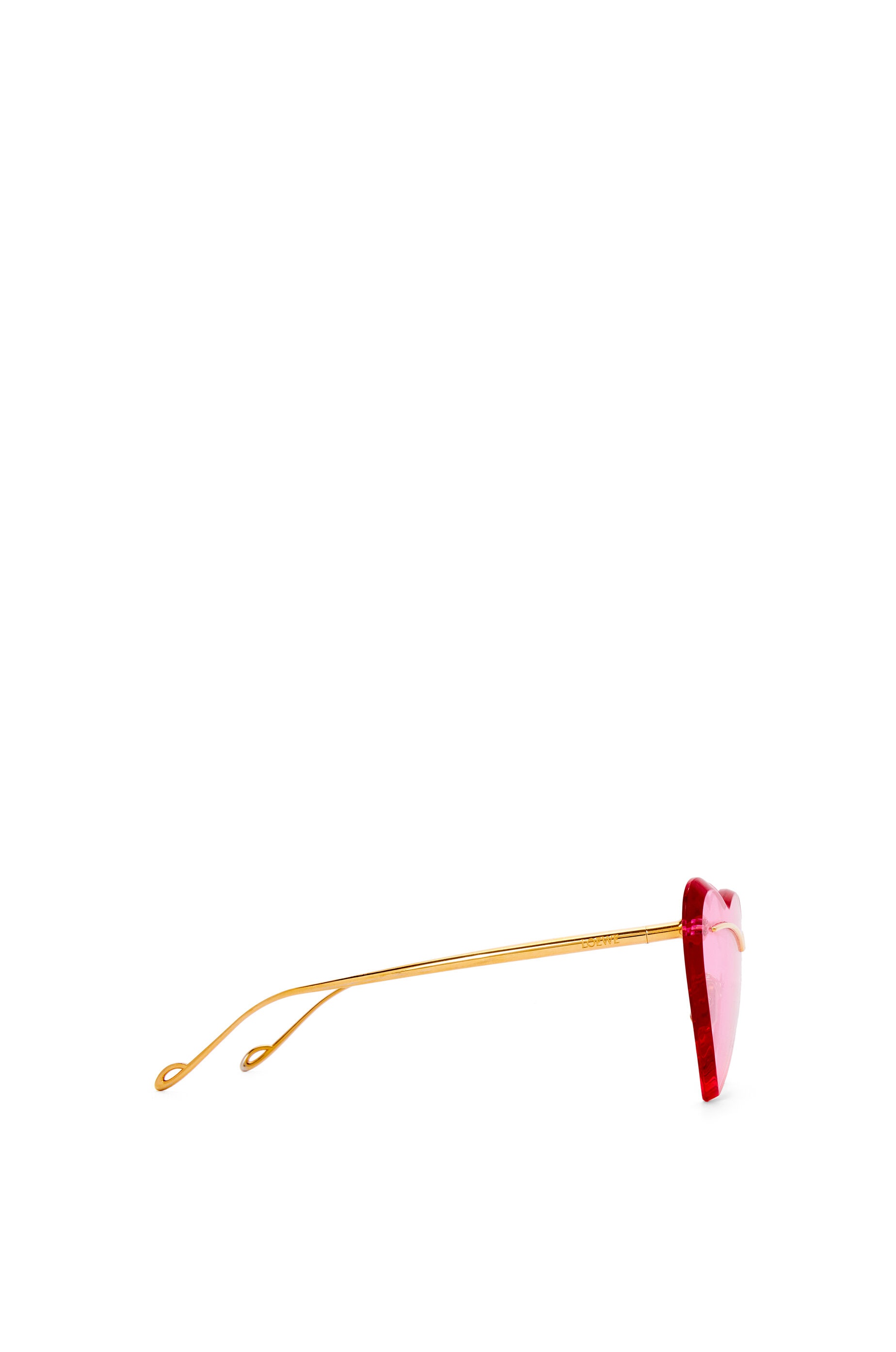 Heart sunglasses in metal - 3