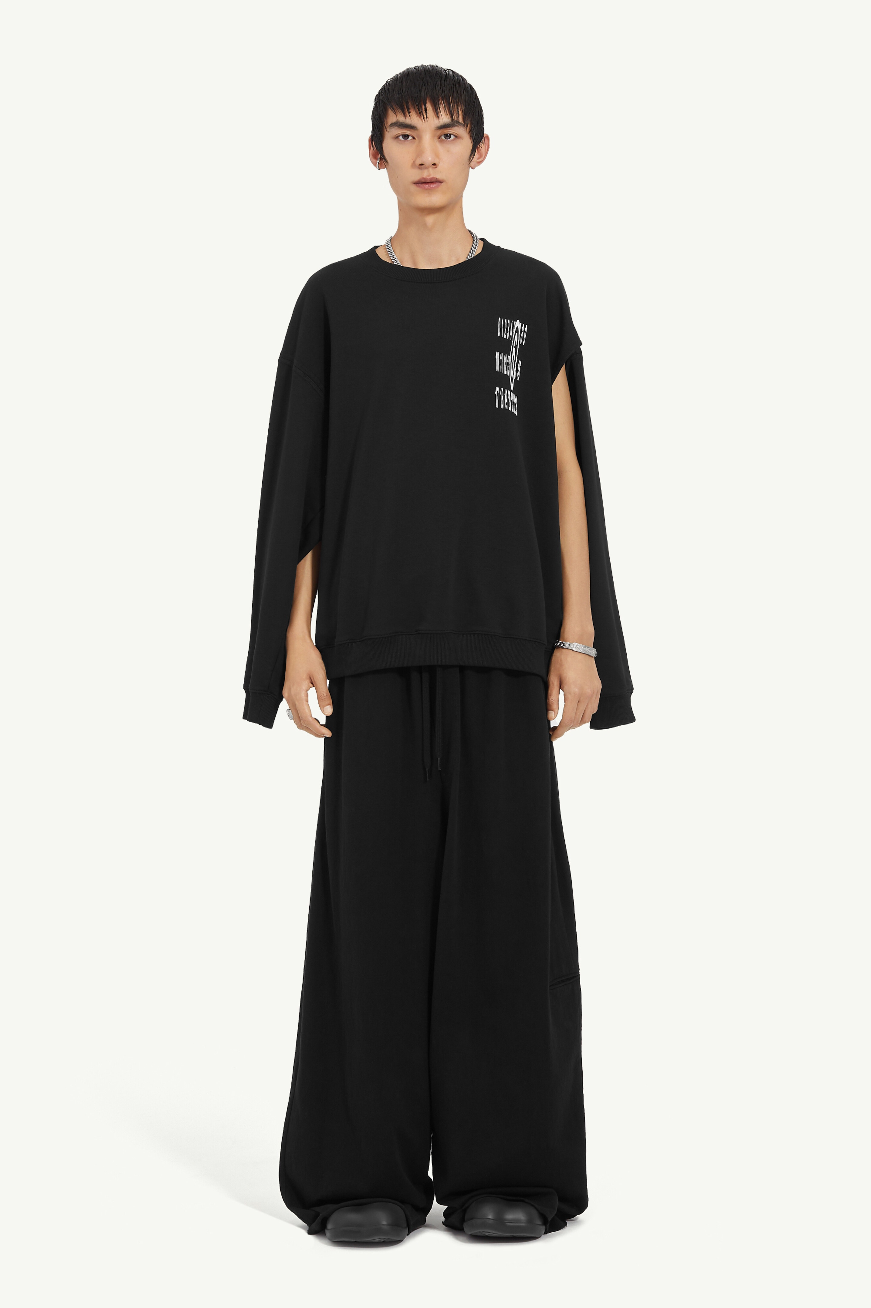 Unbrushed jersey sweatshirt - 2