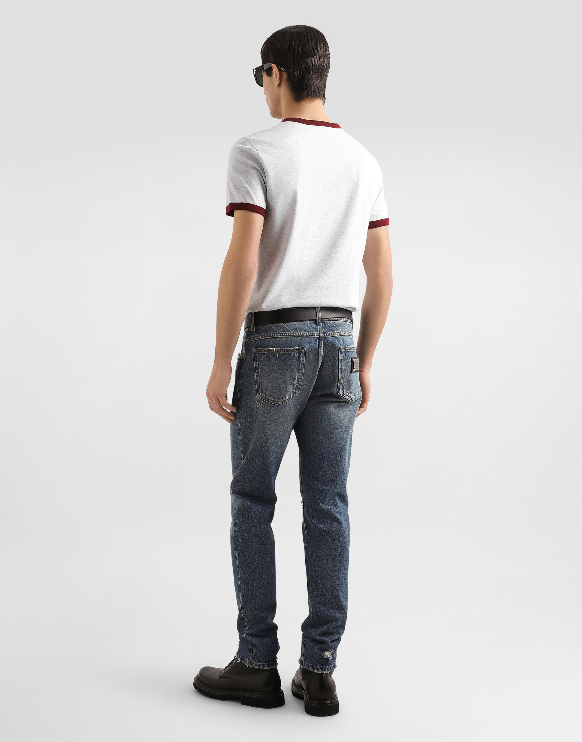 Regular cotton jeans - 5