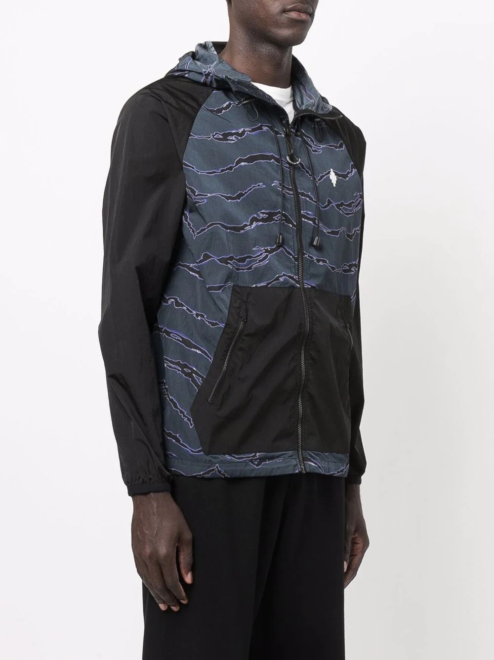 all over camouflage windbreaker jacket - 3