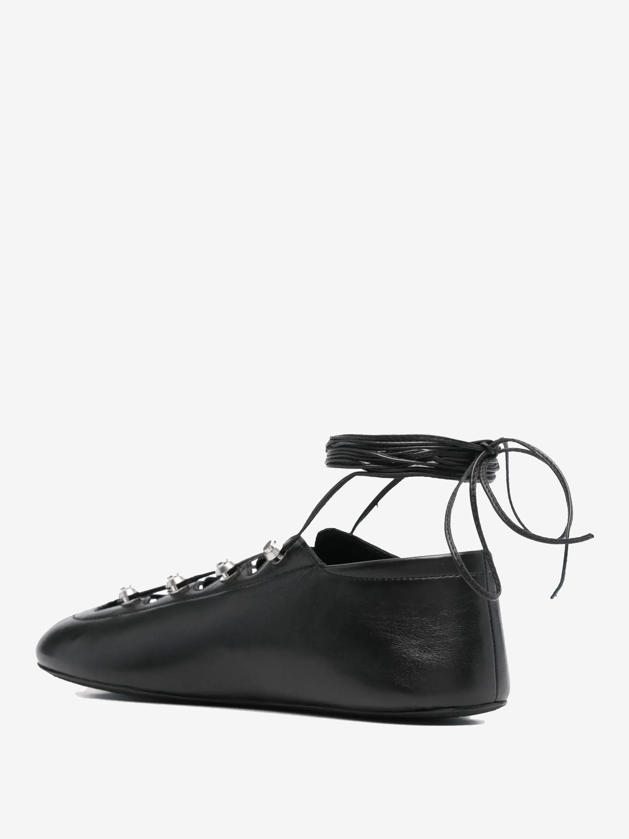 ALEXANDER WANG - Women Vyollette Lace Up Flat Sneakers - 3