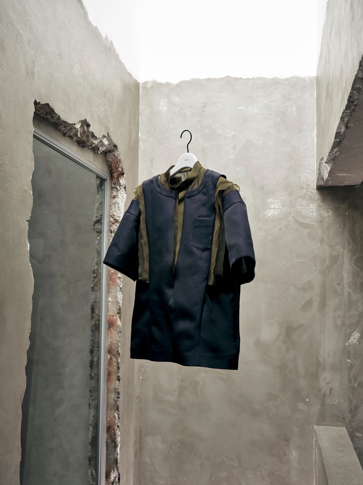 Double-Faced Silk Cotton Pullover - 2