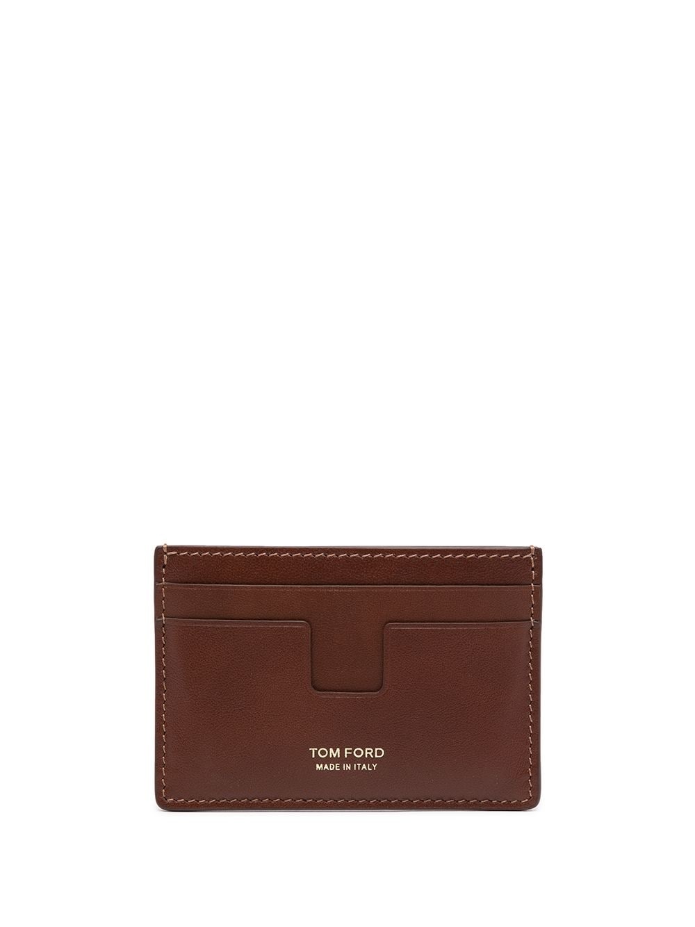 TF line calfskin cardholder - 1