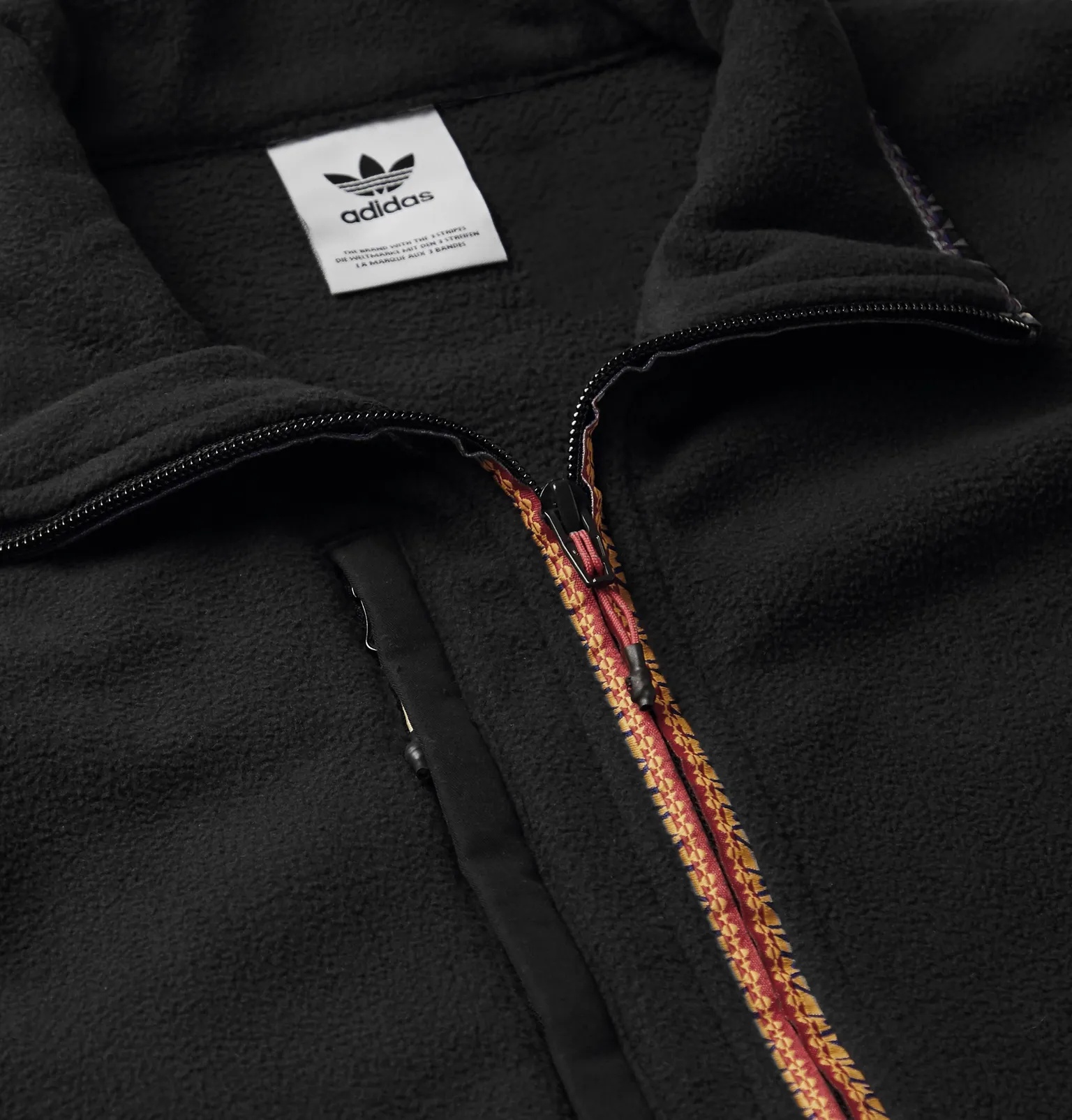 Adiplore Logo-Appliquéd Shell-Trimmed Fleece Jacket - 5