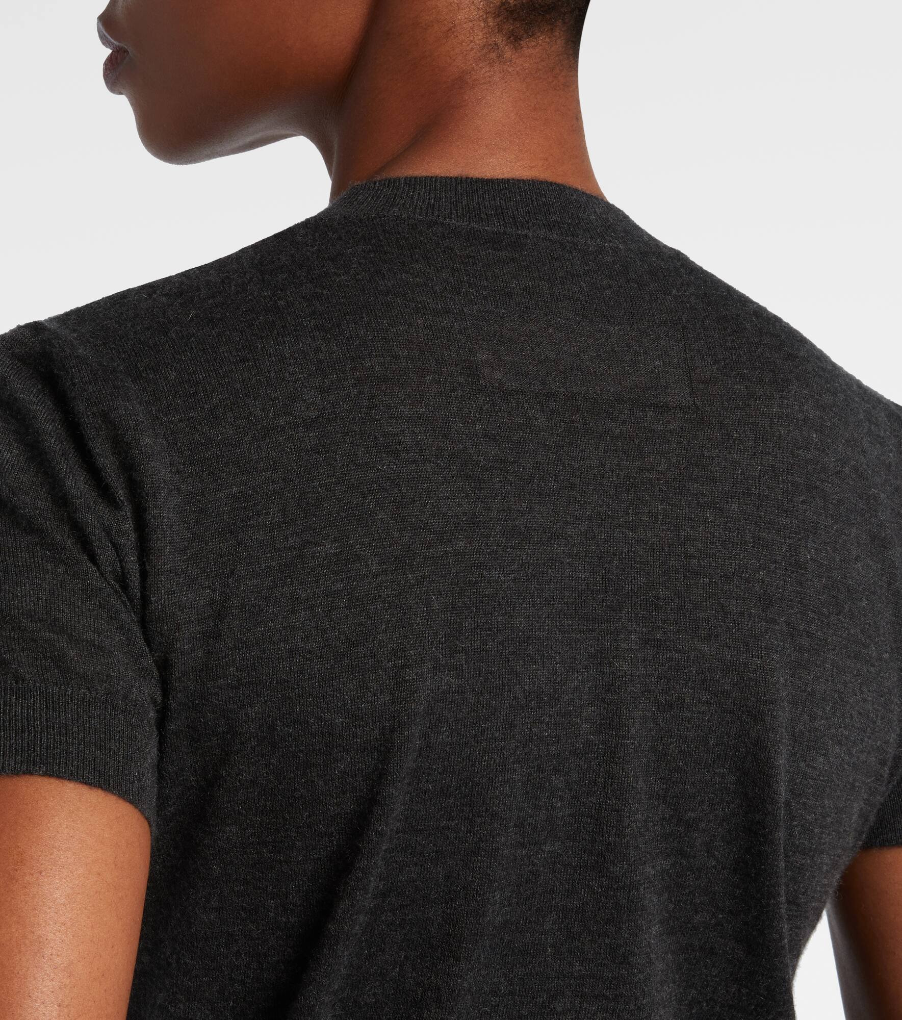 Knitted cashmere top - 5