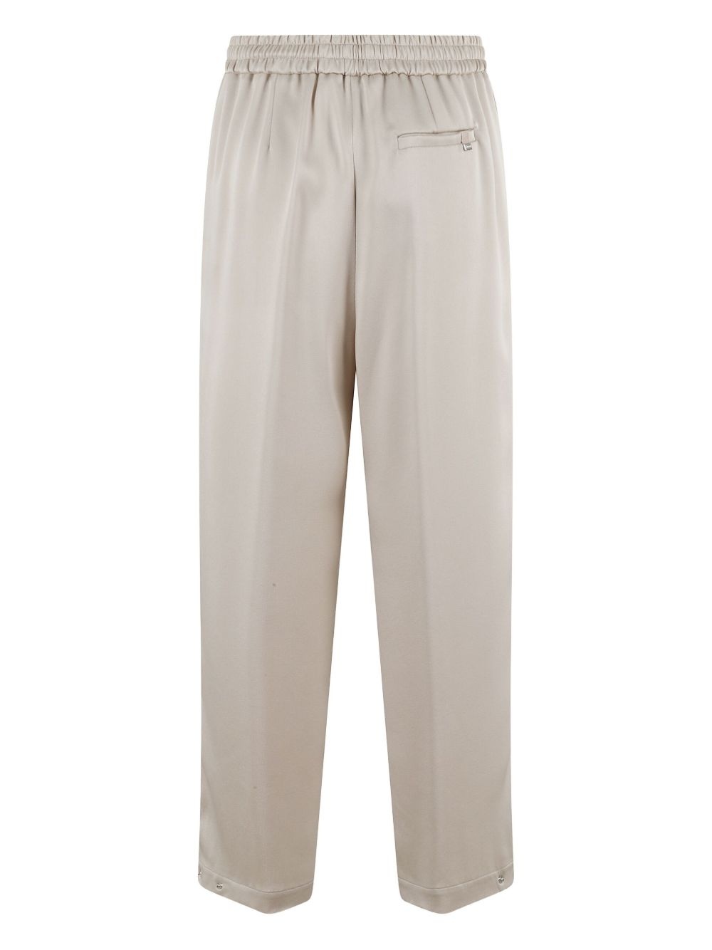 pleated drawstring pants - 2