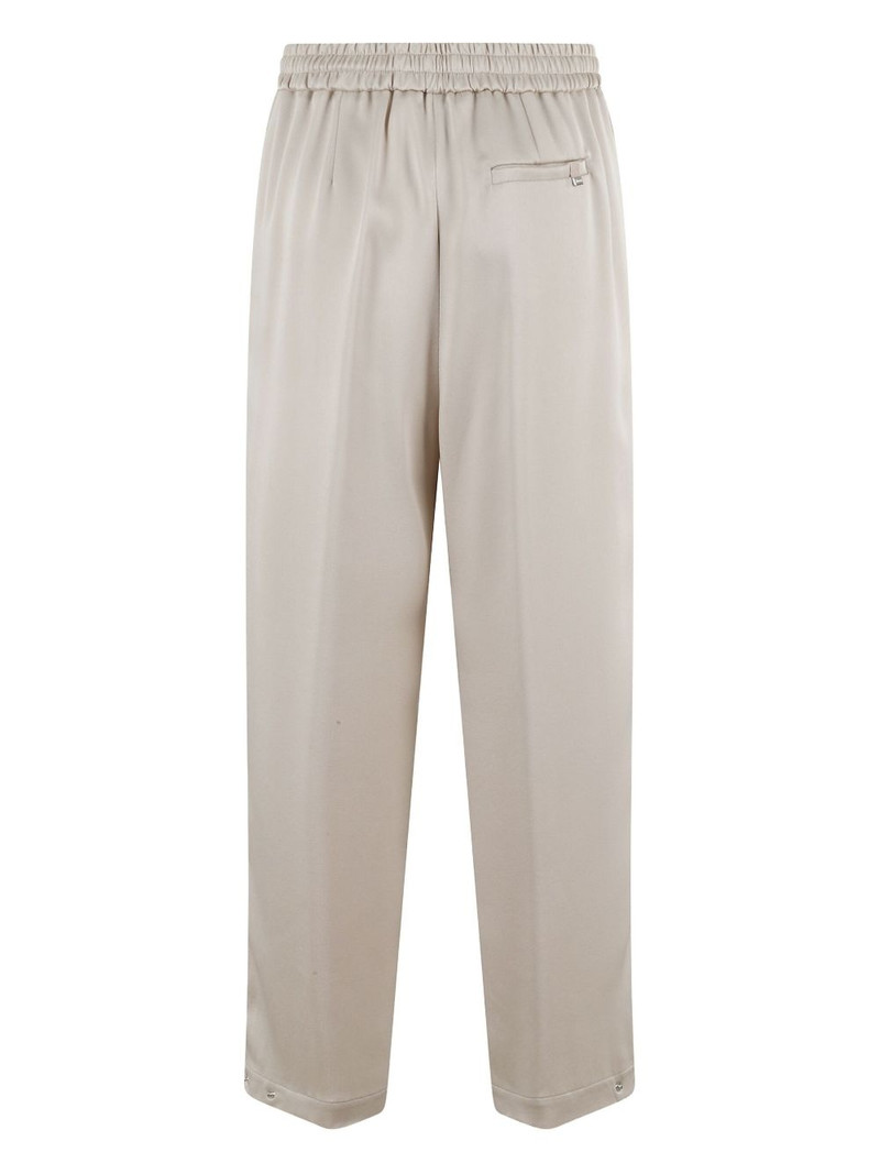 Herno pleated drawstring pants outlook