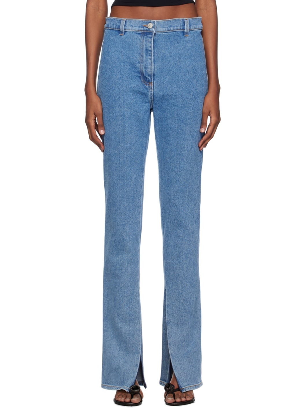 Blue Slim-Fit Jeans - 1